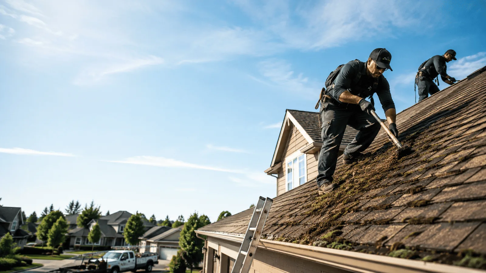 Roof Moss Removal in Point Marion, PA near me